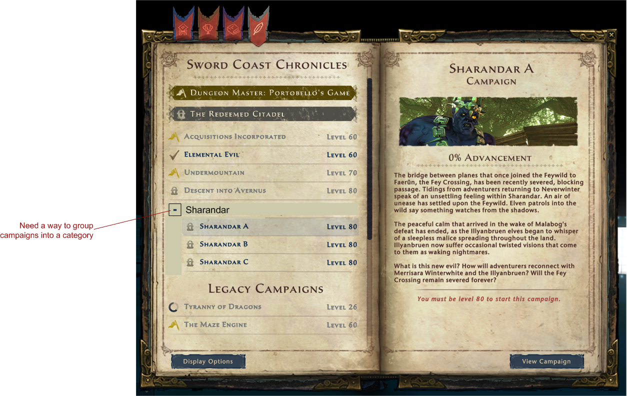 Wireframe 5: collapsible list entry in journal